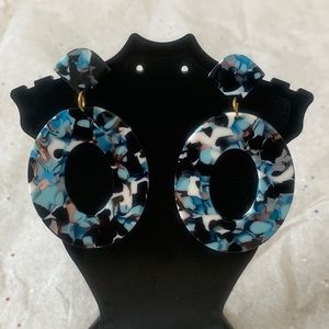 Summer fashion resin earrings - 1